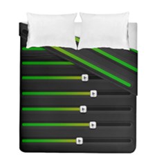 Stock Illustration Rendering Seven Volume Duvet Cover Double Side (full/ Double Size) by Mariart