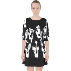 Kiss Band Logo Pocket Dress by Celenk