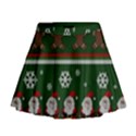 Ugly Christmas Sweater Mini Flare Skirt View1