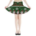 Ugly Christmas Sweater Mini Flare Skirt View3