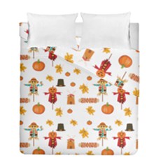 Thanksgiving Duvet Cover Double Side (full/ Double Size) by Valentinaart