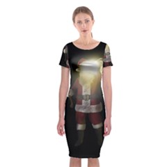 Santa Killer Classic Short Sleeve Midi Dress by Valentinaart