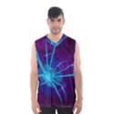 Beautiful Bioluminescent Sea Anemone Fractalflower Men s Basketball Tank Top View1