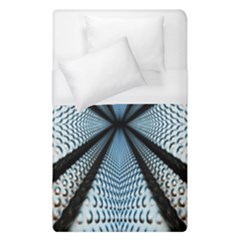 6th Dimension Metal Abstract Obtained Through Mirroring Duvet Cover (single Size) by Celenk