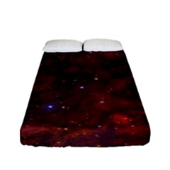 Abstract Fantasy Color Colorful Fitted Sheet (full/ Double Size) by Celenk