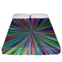 Burst Colors Ray Speed Vortex Fitted Sheet (California King Size) View1