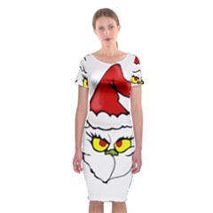 Grinch Classic Short Sleeve Midi Dress by Valentinaart