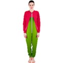 Pink & Green Christmas Xmas Costume OnePiece Jumpsuit (Ladies) View1