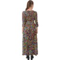 Pattern Button Up Boho Maxi Dress View2