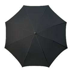 Black Carbon Fiber Golf Umbrellas by PodArtist