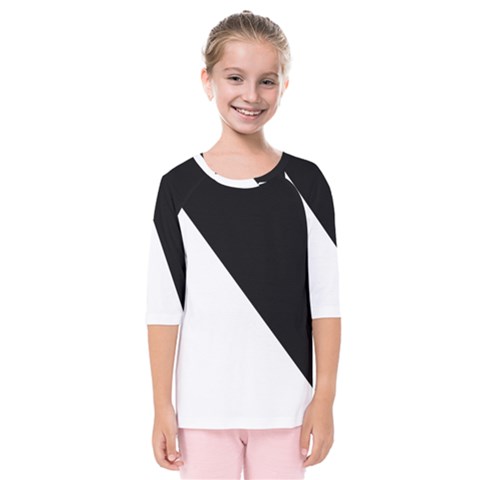 Pattern Kids  Quarter Sleeve Raglan Tee by gasi