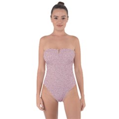 Pattern Tie Back One Piece Swimsuit by gasi