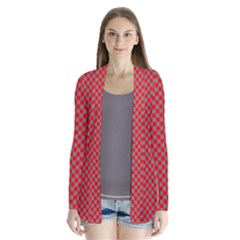 Pattern Drape Collar Cardigan by gasi