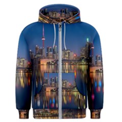 Buildings Can Cn Tower Canada Men s Zipper Hoodie by Celenk