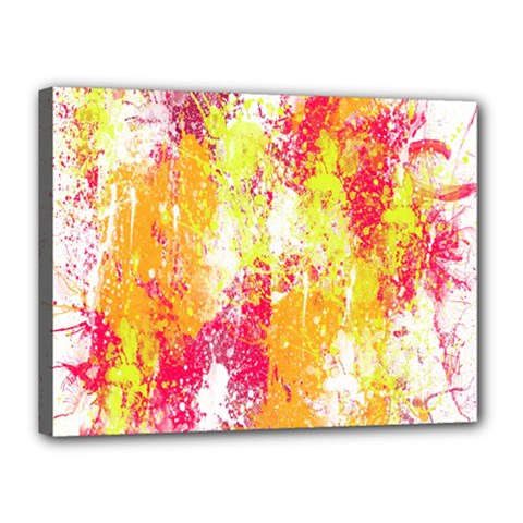 Painting Spray Brush Paint Canvas 16  X 12  by Celenk