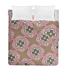 Pattern Texture Moroccan Print Duvet Cover Double Side (full/ Double Size) by Celenk