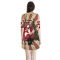 Karl Marx Santa  Shoulder Cutout Velvet One Piece View2