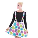 Polka dot Easter Eggs Suspender Skater Skirt View1