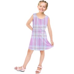 Pink Pastel Plaid Kids  Tunic Dress by allthingseveryone