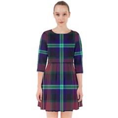 Purple And Red Tartan Plaid Smock Dress by allthingseveryone