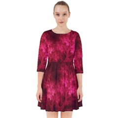 Artsy Red Trees Smock Dress by allthingseveryone