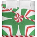 Candy Cane Kaleidoscope Duvet Cover Double Side (King Size) View1