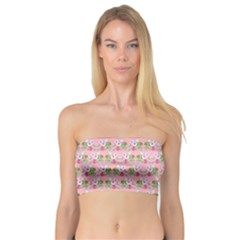 Floral Pattern Bandeau Top by SuperPatterns