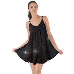 Starry Galaxy Night Black And White Stars Love The Sun Cover Up by yoursparklingshop