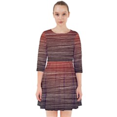 Background Red Orange Modern Smock Dress by Celenk