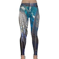 Architecture Skyscraper Classic Yoga Leggings by Celenk