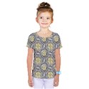 Beveled Geometric Pattern Kids  One Piece Tee View1