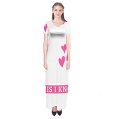 Jesus Loves Me [converted] Short Sleeve Maxi Dress by clothcarts