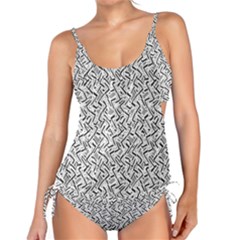 Wavy Intricate Seamless Pattern Design Tankini Set by dflcprints