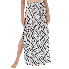 Wavy Intricate Seamless Pattern Design Maxi Chiffon Tie-up Sarong by dflcprints