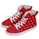 Patriotic Red White Blue Usa Women s Hi-Top Skate Sneakers View2