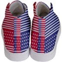 American Flag Patriot Red White Kid s Hi-Top Skate Sneakers View4