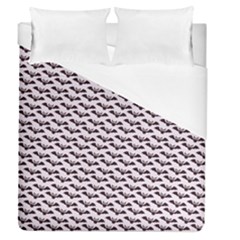 Halloween Lilac Paper Pattern Duvet Cover (queen Size) by Celenk