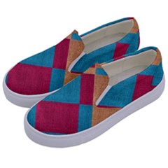 Fabric Textile Cloth Material Kids  Canvas Slip Ons by Celenk