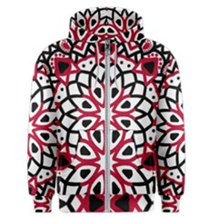 Mandala Flower Men s Zipper Hoodie by berwies