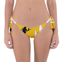 Castle Cat Evil Female Fictional Reversible Bikini Bottom by Celenk