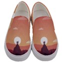 Design Art Hill Hut Landscape Men s Canvas Slip Ons View1