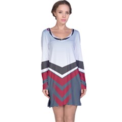Modern Shapes Long Sleeve Nightdress by jumpercat