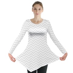 Light Chevron Long Sleeve Tunic  by jumpercat