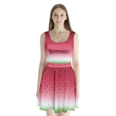 Watermelon Split Back Mini Dress  by jumpercat