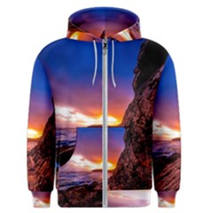 South Africa Sea Ocean Hdr Sky Men s Zipper Hoodie by BangZart