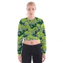 Seamless Tile Background Abstract Cropped Sweatshirt View1