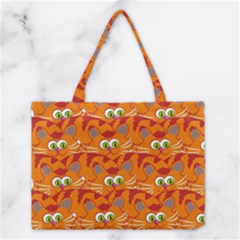 Animals Pet Cats Mammal Cartoon Medium Tote Bag by BangZart