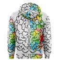 Brain Mind Psychology Idea Hearts Men s Zipper Hoodie View2