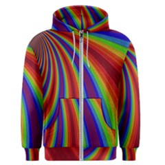 Abstract Pattern Lines Wave Men s Zipper Hoodie by BangZart