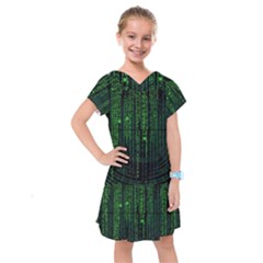 Matrix Communication Software Pc Kids  Drop Waist Dress by BangZart